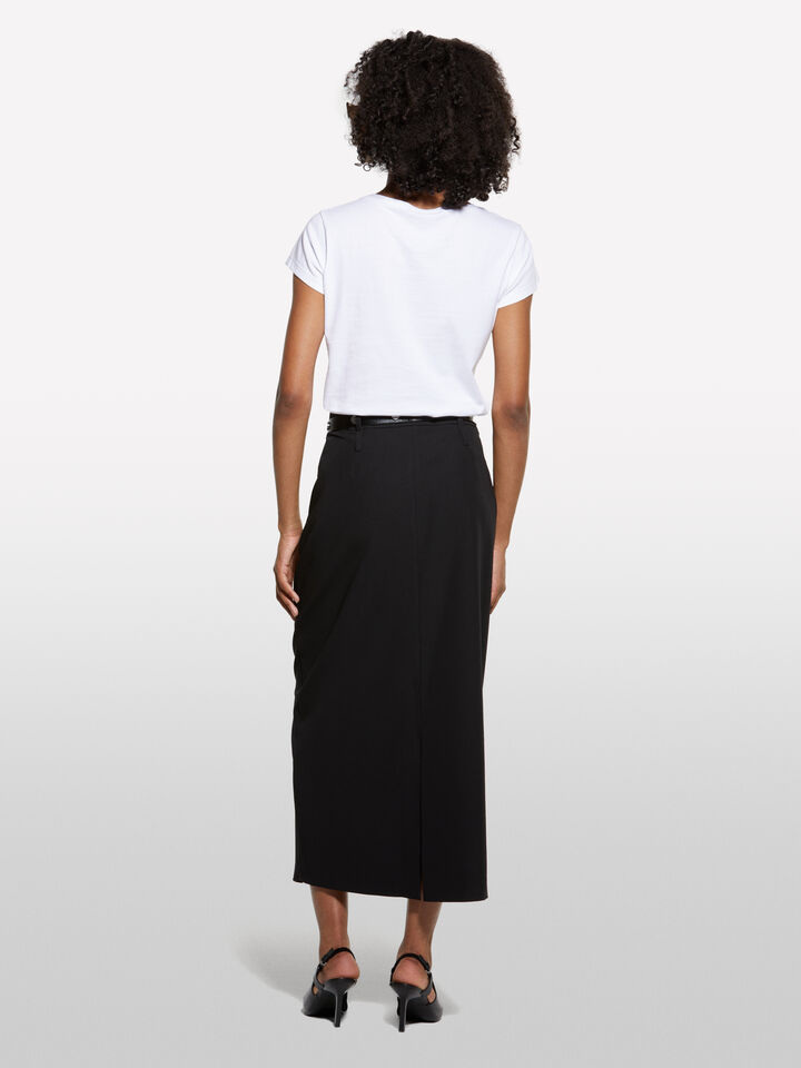 White t-shirt with eye print - women's short sleeve t-shirts - White | Sisley image number 2